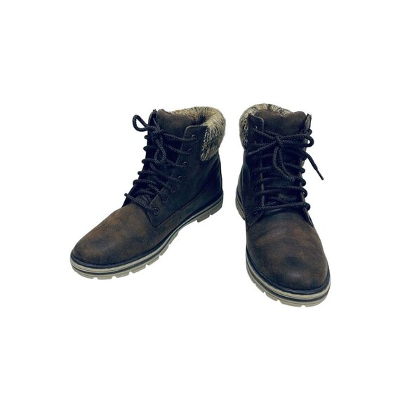 Cliffs by White Mountain Women’s Lace up Hiker Style Bootie Brown Leather Sz 6.5 - Picture 6 of 11